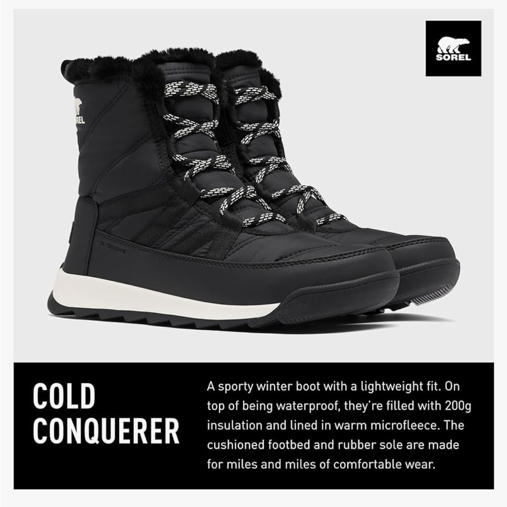 {SOREL} Whitney II Short Lace Snow Boot